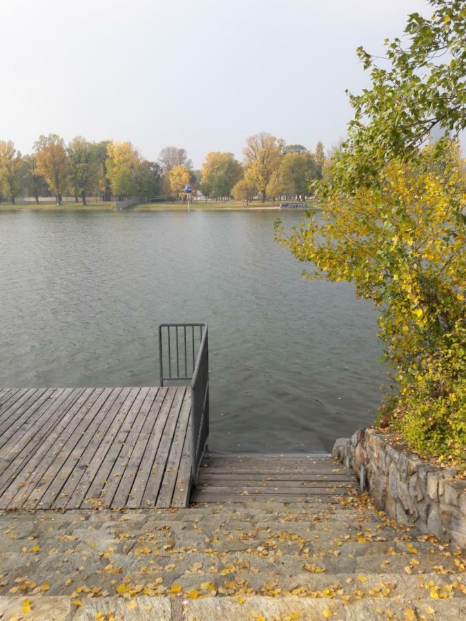 Bungalow At Lake Alte Donau 비엔나 외부 사진